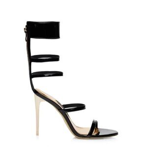 New JESSICA RICH Goddess Sandal in Black Size 38